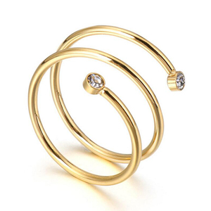 <span class=keywords><strong>Anelli</strong></span> Sottili alla Moda Zhongzhe, Gioielli da <span class=keywords><strong>Donna</strong></span>, <span class=keywords><strong>Anelli</strong></span> in Oro, <span class=keywords><strong>Acciaio</strong></span> <span class=keywords><strong>Inossidabile</strong></span> 316L Antiossidante, <span class=keywords><strong>Anelli</strong></span> Regalo per Signore - Product Image 2