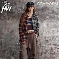 Desain Fashion Urban Streetwear Unisex Tanpa Jahitan Avant-Garde yang Dapat Disesuaikan, Musim Semi, 100% Katun, Ukuran Besar, Bernapas, Kualitas Tinggi