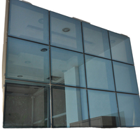 Revestimiento de Pared de Cortina de Vidrio y Aluminio Moderno de Alta Calidad para Edificios de Oficinas, Fácil de Montar, Garantía de 5 Años