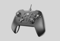 Joystick USB con Cable al por Mayor, Gamepad con Motor de Vibración, Botón Turbo, Diseño Ergonómico, Giroscopio de Seis Ejes para PC, Android TV/Media