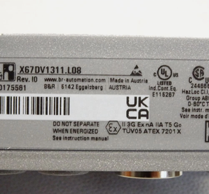 ใหม่ B&R X67DV1311.L08 รุ่นปรับปรุง โมดูลควบคุมดิจิตอล H0 - Product Image 5