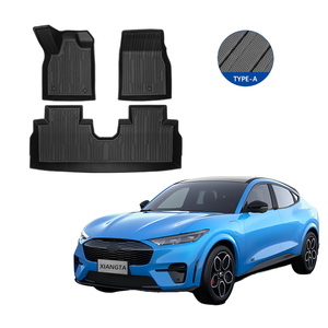 <span class=keywords><strong>Tappetini</strong></span> Auto di Lusso Spessi in Pelle per Mustang <span class=keywords><strong>Polo</strong></span>, Set Completo con Copertura Cruscotto - Product Image 6