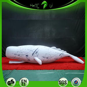 Baleia Inflável Personalizada para Desfile, Baleia Spermática Inflável com Suporte - Product Image 3