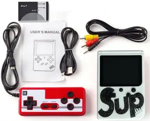 Handheld Mini SUP 8 Bit Retro game console in box 400 in 1 handheld video game player boy