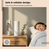 Bouilloire électrique portable pour eau chaude, en acier inoxydable 304, chauffe rapide, pour faire du thé, avec cordon détachable et protection contre la surchauffe