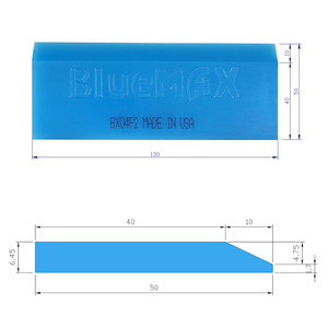 Ice Scraper Auto USA <strong>Bluemax</strong> Squeegee Rubber Blade for Car Wrap Scraper Strip Wiper B02 - Product Image 6