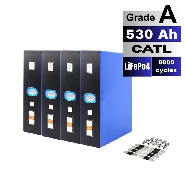Wholesale Factory CATL  3.2V 530ah Reached to 580ah Lifepo4 Lithium Cells