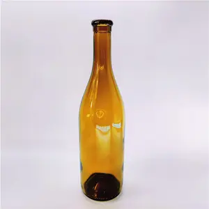 500ml 50cl Beer Empty Amber Brown Flint Colored Flip Top Swing Top Glass Beer Bottle