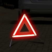 Sécurité de voiture pliant panneau d'avertissement de route d'urgence prix du dispositif de triangle avec boîte