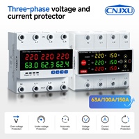 Interrupteur de transfert automatique 63A 80A 100A 150A avec protection contre les surtensions et les sous-tensions, interrupteur ATS, transfert automatique 3*110V 3*220V