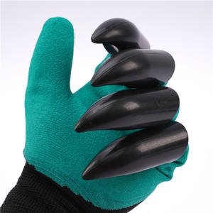 Guantes de excavación de suelo para plantación de verduras de jardinería con propiedades resistentes al desgaste y antideslizantes Guantes recubiertos de goma para exteriores - Product Image 6