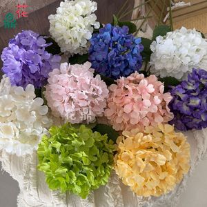 Flores de Hortensia Artificiales Hua Ding, 90 Pétalos, Tallo Único, Flor de Seda, Decoración de Bodas, Arreglo Floral para el Hogar - Product Image 1