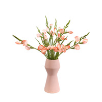 Fleurs artificielles en plastique en gros, Gladiolus, style nordique, pour la décoration de la maison, de la chambre et du salon, ornements de photographie