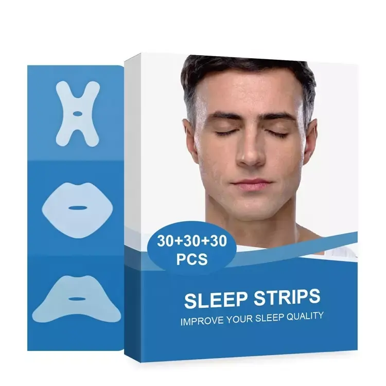 Private Label Mouth Breathing Strips for Better Nose Breathing Sleep Mouth Tape for Sleeping Less Mouth Breathing