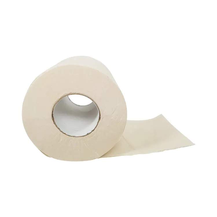 Vente en gros de papier toilette doux confortable durable 3 plis de pâte de bambou de marque privée personnalisée