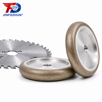 JINFDZHUN 127mm WM10/30 Meules diamantées CBN électrolytiques pour le meulage et le débavurage des métaux ferreux, lames de scie à ruban, haute dureté