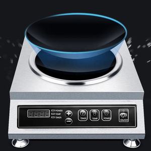 Estufa eléctrica de inducción <span class=keywords><strong>Wok</strong></span> para el hogar, dispositivo comercial de 3500W, con placas calientes, 5kw, Ce, OEM, de acero inoxidable - Product Image 2