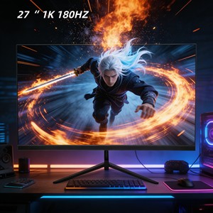 <span class=keywords><strong>Meilleur</strong></span> moniteur de jeu d'usine de <span class=keywords><strong>27</strong></span> <span class=keywords><strong>pouces</strong></span> 1K 180Hz, temps de réponse de 1 ms, panneau IPS 1920x1080, pour les joueurs professionnels - Product Image 1
