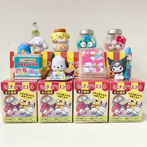 8 Stks/set Cartoon Kuromi Melodie Sanrio Figuur Snoep Collectie Ornament Blinde Doos Speelgoed