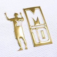 Patchs thermocollants en silicone, logo 3D, badge sportif en TPU, patch médaillon, étiquette de transfert thermique en TPU métallique doré pour T-shirt