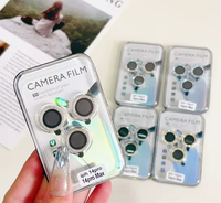 Protection d'objectif photo en métal diamanté, compatible avec iPhone 18, 17, 16 Pro Max, 15, 14, 12, 13 Pro Plus – Meilleure vente