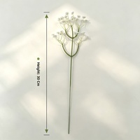 Fleur artificielle en gypsophile à tige unique, faite à la main, style nordique, pour décoration de mariage et de maison, arrangement floral