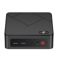 BOSGAME E4 Mini Bilgisayar AMD Ryzen 5 3550H 16GB DDR4 512GB PCIe SSD Çift RJ45 4K Üçlü Ekran USB-C 3.2 Wi-Fi 5/BT 5.0