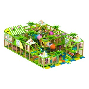 Rừng loạt 120 mét vuông công viên giải trí trong nhà trẻ em leo núi và sân chơi Trampoline cho trung tâm mua sắm - Product Image 1