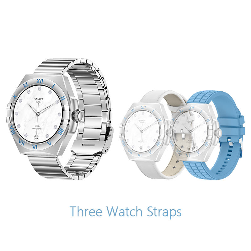 Blue frame silver steel