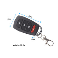 Control remoto duplicador universal de código de aprendizaje para motor de puerta de garaje inalámbrica 433 315 390, para puertas correderas, batientes y enrollables.