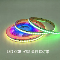 Bande lumineuse LED pleine couleur IP20 24V RGB COB, éclairage paysager extérieur, auto-adhésive, rétroéclairage de plafond, lumière linéaire ambiante
