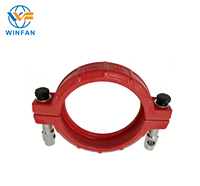 Collier de serrage DN125 à déconnexion rapide pour camion pompe à béton haute pression en acier, acceptation OEM pour toutes marques