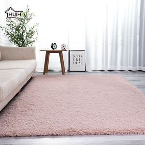 Tapis moderne PV doux personnalisé tapis en fausse fourrure tapis de salon anti-dérapant haute densité mousse éponge support mur à mur tapis <span class=keywords><strong>adulte</strong></span> - Product Image 2