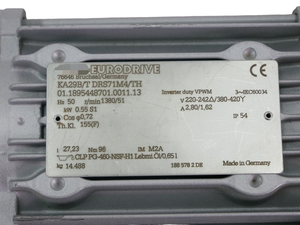 KA29BT Controller Gear Motor 055kW 1380rpm I2723 PLC pengendali pemrograman - Product Image 3