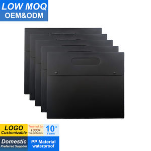 Cartella Portadocumenti in Plastica A4 con Maniglia, Busta in Polietilene con Chiusura a Scatto - Product Image 1