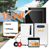 Système solaire hybride Sunroko Odm complet 15Kw 20Kw 22Kw 25Kw 30Kw, système d'énergie solaire commercial
