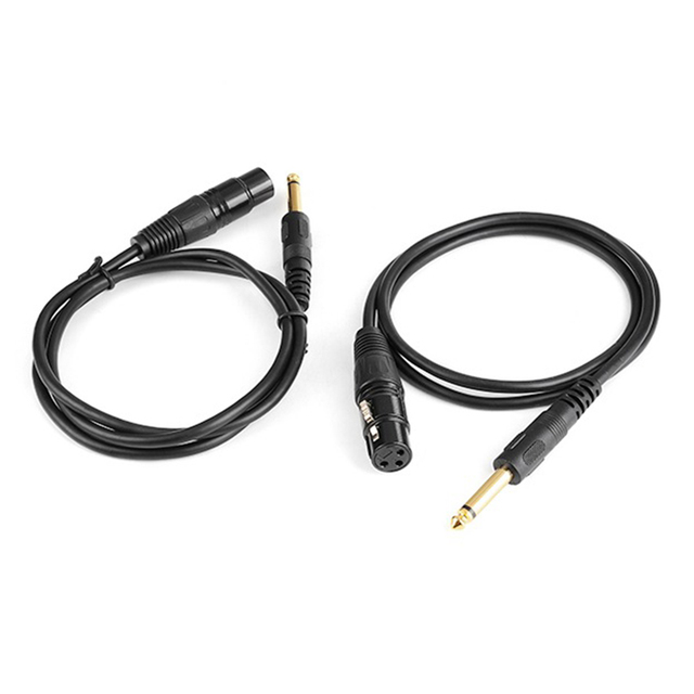 6.35mm/6.5mm Jack to XLR Cable Male to Female Professional Audio Cable for Microphones Speakers Sound Consoles Amplifier