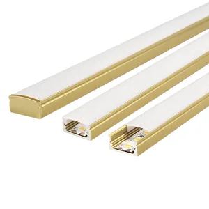 flexible led profile black white aluminium profile for SMD led lighting strips for cabinet light