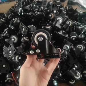 PVC Swivel Stahl Platte Caster Räder, Möbel Rollen - Product Image 6