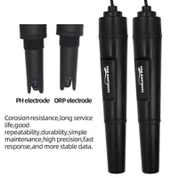 Contrôleur de pH/ORP 2 en 1, moniteur numérique de la qualité de l'eau avec contrôle par relais, sonde d'électrode BNC pour aquarium et hydroponie