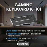 Clavier de jeu mécanique filaire USB Rétroéclairage RVB Anti-ghosting Logo personnalisé Garantie 1 an Compatible Windows 7/8/10 XP Vista