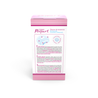 INDASEC Serviette post-partum sanitaire en tissu de coton pour femmes B14 Produit d'hygiène de maternité pour prévenir les infections Ingrédients naturels