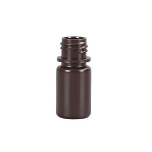 Botella de Plástico HDPE Ámbar de 15 ml de Alta Calidad y Bajo Precio para Medicamentos Líquidos y Reactivos, con Tapa de Rosca y Serigrafía, Hecha en China - Product Image 1