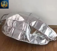 Abri de survie d'urgence pour le camping, en aluminium ignifuge, couverture de sécurité résistante au feu