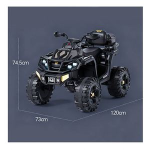 Auto Eléctrico para Niños de 2 a 4 Años con Reproductor MP3 y USB, Encendido con un Botón, 4 Ruedas, Base Roja Resistente - Product Image 3