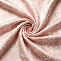 Tissu Jacquard Tissé Respirant 100% Polyester Teint à Motifs Doux, Largeur 98 pouces, Vente Directe Usine pour la Production Textile de Gros pour la Maison