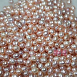Perles d'eau douce naturelles Akoya de 6-7 mm, forme blanche brillante avec une forte luminosité, presque parfaites, perles Zhuji en vrac - Product Image 2