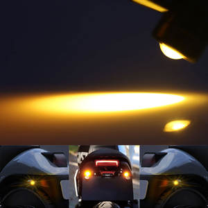 Lumière de <span class=keywords><strong>plaque</strong></span> d'immatriculation LED universelle pour <span class=keywords><strong>moto</strong></span> - Style vintage, design rétro, lumière d'avertissement avec construction en alliage d'aluminium - Product Image 4