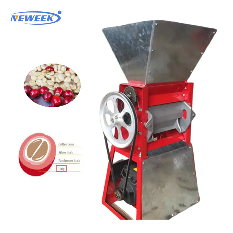 NEWEEK Factory price electric portable coffee bean pulper coffee pulping machine coffee peeler machine