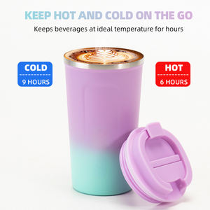 <span class=keywords><strong>Oem</strong></span> 380 מ ל 510 מ ל ל-ידידותי לסביבה תרמית אופיס בקבוק קפה ספל קפה - Product Image 6